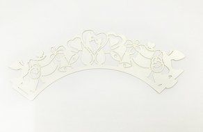 HUAL Cupcake Wrappers 50 Filigree Artistic Bake Cake Paper Cups Cat Lace Laser Cut Liner Baking Cup Muffin Case... N8