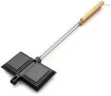 Old Mountain Pre Seasoned 10125 Double Pie Iron, 28 1/2 Inch Long