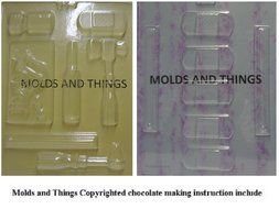 Band-Aid and Thermometer Jobs Chocolate Candy Mold &amp; Doctor's Kit Chocolate Candy Mold With &copy; Candy Making Instruction
