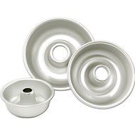 Fat Daddio's Ring Mold Pan, Silver - 10 Inches by 3.5 Inches N5