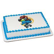 8" Round - Blaze &amp; The Monster Machines Birthday - Edible Cake/Cupcake Topper!!!