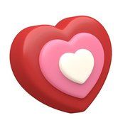 SpinningLeaf Layered Heart Sandwich Cookie Mold N2