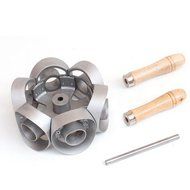 Misula Hot Sale Rolling Portable Mini Donut Cutter 6-circle Convenient Doughnut Maker for DIY Home Baking Accessories N2