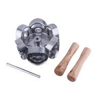 Misula Hot Sale Rolling Portable Mini Donut Cutter 6-circle Convenient Doughnut Maker for DIY Home Baking Accessories N3