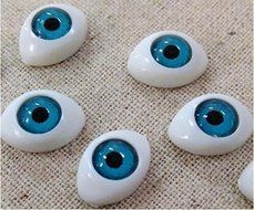 12pcs/lot 128mm Wiggle Plastic Eyes for Doll Toy Accessories