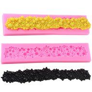 Mujiang Round Pearls Bubbles Cake Decorating Silicone Mats Lace Sugar Chocolate Fondant Molds N6