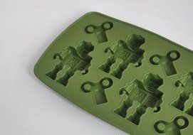Spring Robot Silicon Chocolate Mousse Dessert Ice Cube Mold Party Wedding N3