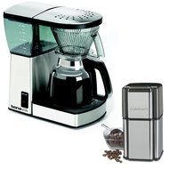 Bonavita BV1800 8-Cup Coffee Maker with Glass Carafe with Cuisinart Grind Central Coffee Grinder N2