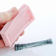 Small Roman Column Silicone Mold Food Safe Chocolate, Fondant, Candy, Craft or Jewelry Mold Resin, Clay, Flexible... N4