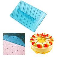 Huayang|1 Pc Plastic Fondant Cake Mold Stars Full Spot Patterns Printing Decoration Tool N6