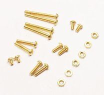 Made in the USA Brass Headshell Mounting Screw Set for phonograph cartridges