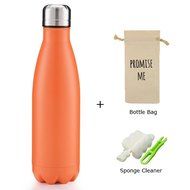 Super Modern Vacuum Insulated 17oz Wave Bottle - Double Walled Stainless Steel Water Thermos - Cola Style Hydro... N24