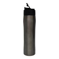 Equaliteria&trade;Portable stainless steel grey French Press 12oz travel mug with filter and double wall insulated thermos... N5