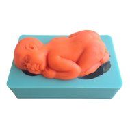 LYNCH Sleeping Baby Shaped Silicone Mold Sugarcraft Chocolate Cake Decorating Tools,Pink N3