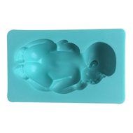 LYNCH Sleeping Baby Shaped Silicone Mold Sugarcraft Chocolate Cake Decorating Tools,Pink N4