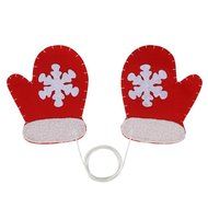 A pair of Christmas Tree Gloves,Morecome Ornament Hanging Pendant Embellishment