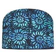 Tea Cosy Batik Blue Tea Cozy Double Insulated Tea Cozy Blue Moon Tea Cozy N2