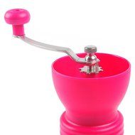 LAGUTE Handheld and Portable Manual Coffee Mill Grinder with Ceramic Burr (Black) N11