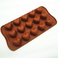 SILICONE CHOCOLATE MOULD TRAY HEART ROUND ICING SUGARCRAFT CAKE JELLY BAKING ICE BY PETMALL
