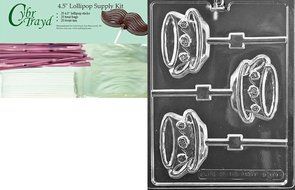Cybrtrayd D110 Chocolate Candy Mold, Teacup and Saucer Lolly Dads and Moms N11