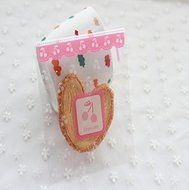 ONOR-Tech 100 PCS Lovely Cute Bowknot OPP Self Adhesive Cookie Bakery Candy Biscuit Roasting Treat Gift DIY Plastic... N41
