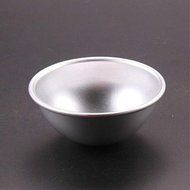 Hot DIY 2pcs 3D Ellipsoid Ball Stainless Steel Sphere Bath Bomb Cake Pan Baking Pastry Mould 2zise (5.5CM) N3