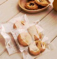 ONOR-Tech 100 PCS Lovely Cute Bowknot OPP Self Adhesive Cookie Bakery Candy Biscuit Roasting Treat Gift DIY Plastic... N46