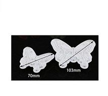 Anyana 2pcs set Butterfly Plastic Plunger And Cookie Cutter Cake Mould Tool Kitchen Tool Sugar Paste Baking Mould... N2