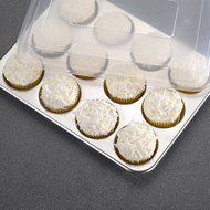 Nordic Ware Natural Aluminum Commercial Muffin Pan with Lid, 12 Cup