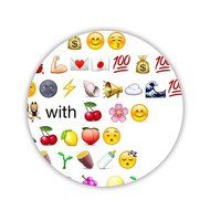 Generic Durable Made By Mdf Printed Emoji 1 Coaster N6