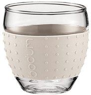 Bodum 15-Ounce Pavina Glasses with Silicone Grip, Green, Set of 2 N3