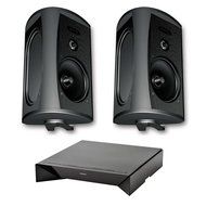 Definitive Technology AW 6500 All Weather Speaker With Bracket Package with W Adapt Wireless Streaming Adapter