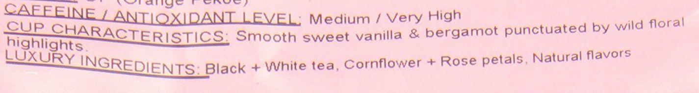 Metropolitan Tea 200 Count Pyramid Shaped Teabags, Honeymoon Tea N2
