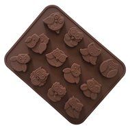 Candy Molds, Always Your Chef 12-Cavity Silicone Candy Mold/Chocolate Mold/Cake Toppers Molds, MINI Molds for...