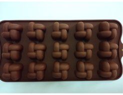 Wocuz Fruit Shaped Chocolate Candy Molds Chocolate Brownie Making Pan Supplies Food-grade Silicone Mold (Chinese... N4