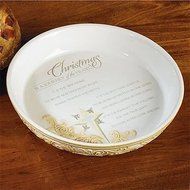 Abbey Press &quot;Christmas is a Journey&quot; Pie Plate - Christian Home Kitchen Gift 55003T-ABBEY