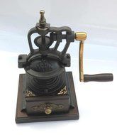 "Eagle iRoot" Creative Manual Coffee Grinder-Jiale Dark Brown Walnut Coffee Mill 22cm/8.75 - R07 Coffee Mills... N4
