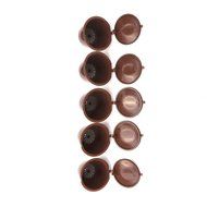 CISNO 5pcs/pack Refillable Coffee Capsules For Dolce Gusto | Compatible with Mini Me, Genio, Piccolo, Esperta... N5