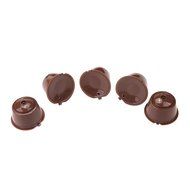 CISNO 5pcs/pack Refillable Coffee Capsules For Dolce Gusto | Compatible with Mini Me, Genio, Piccolo, Esperta... N6