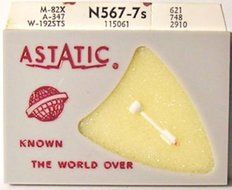 PHONOGRAPH RECORD NEEDLE ASTATIC N567-7D FOR RCA 115061 115050 115059 645-D7
