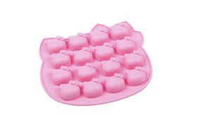 Yunko Bakeware Silicone Lovely Hello Kitty Shape Chocolate Mould, 16 Holes N2