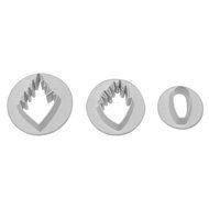 PME Wood Anemone Set of 3 cutters N2