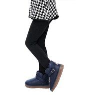 PHOTNO Winter Girls Pants Children Thick Warm Elastic Waist Leggings (2-12Y) N13