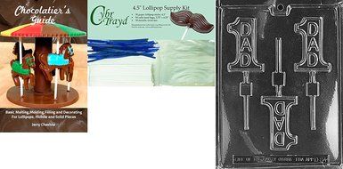 Cybrtrayd D064 Number 1 Dad Lolly Dads and Moms Chocolate Candy Mold
