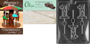Cybrtrayd D064 Number 1 Dad Lolly Dads and Moms Chocolate Candy Mold N3
