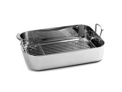 Norpro KRONA Stainless Steel 16.25 x 12.5 Roaster with Rack