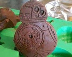 Yoda &amp; BB8 Ice mould chocolate tray N2