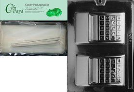 Cybrtrayd J039 Calculator Jobs Chocolate Candy Mold N3
