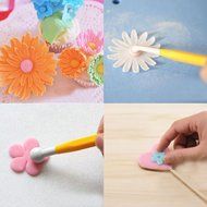 uxcell 14 Sets (46pcs) Cake Decration Tool Set Fondant cake Cutter Icing Plunger Mold Mould Sugarcraft Icing Decorating... N5