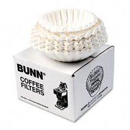 BUNN&reg; Flat Bottom Coffee Filters, 12-Cup Size, 250 Filters/pack